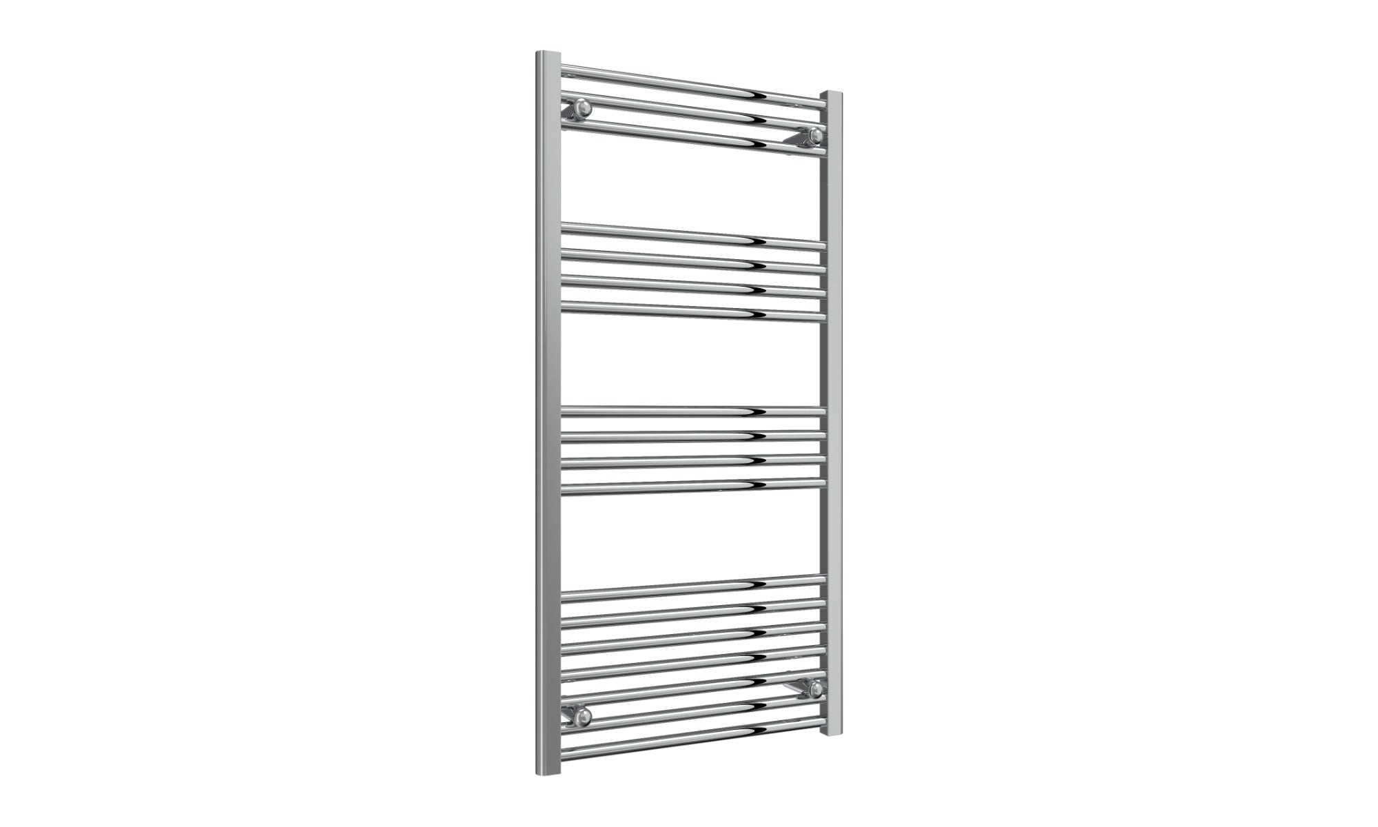 Reina Capo Flat Heated Designer Ladder Towel Rail - 1200 x 600 mm - Chrome