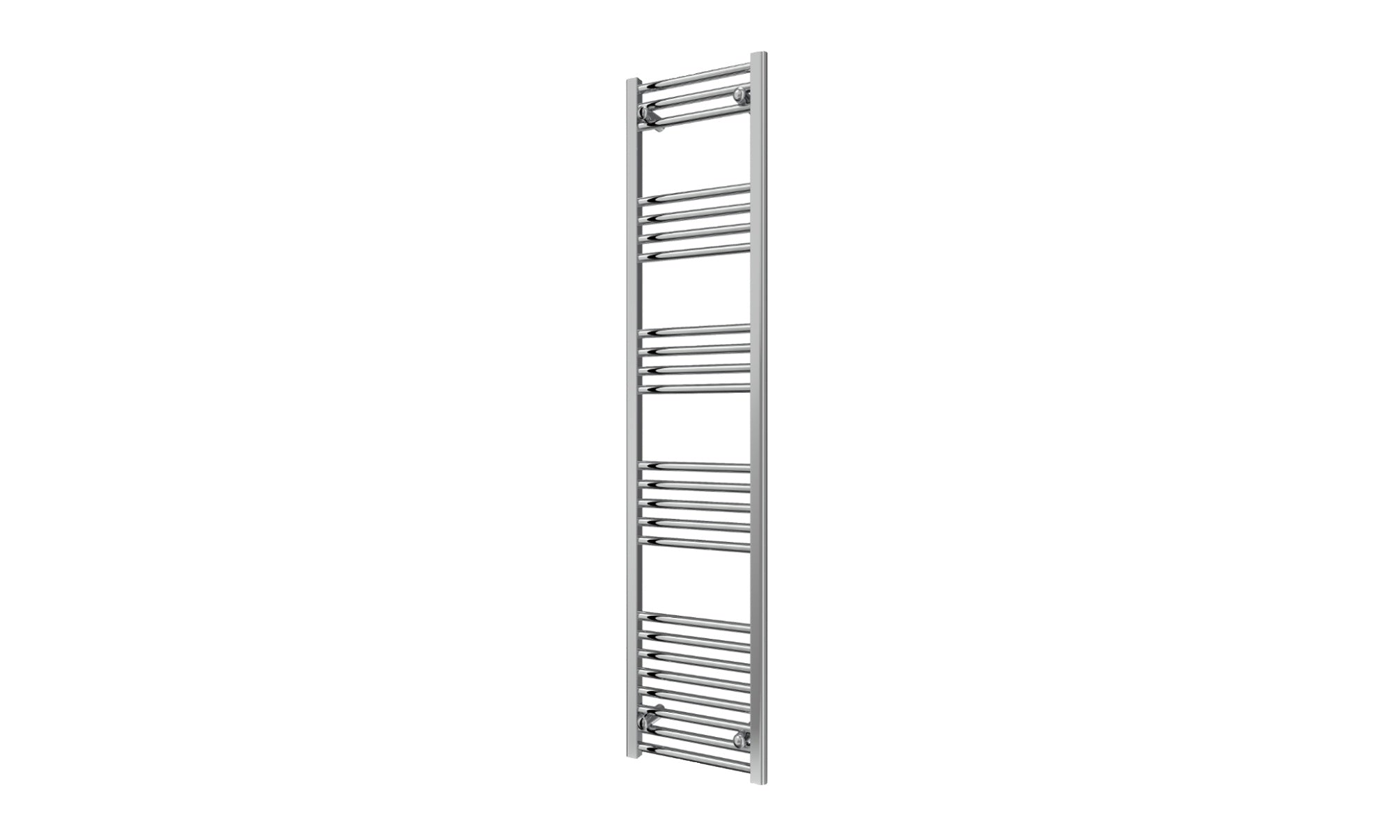 Reina Capo Flat Heated Designer Ladder Towel Rail - 1600 x 400 mm - Chrome