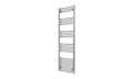 Reina Capo Flat Heated Designer Ladder Towel Rail - 1600 x 500 mm - Chrome