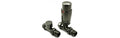 Reina Modal TRV Straight Radiator Valve and LockShield Oiled Bronze