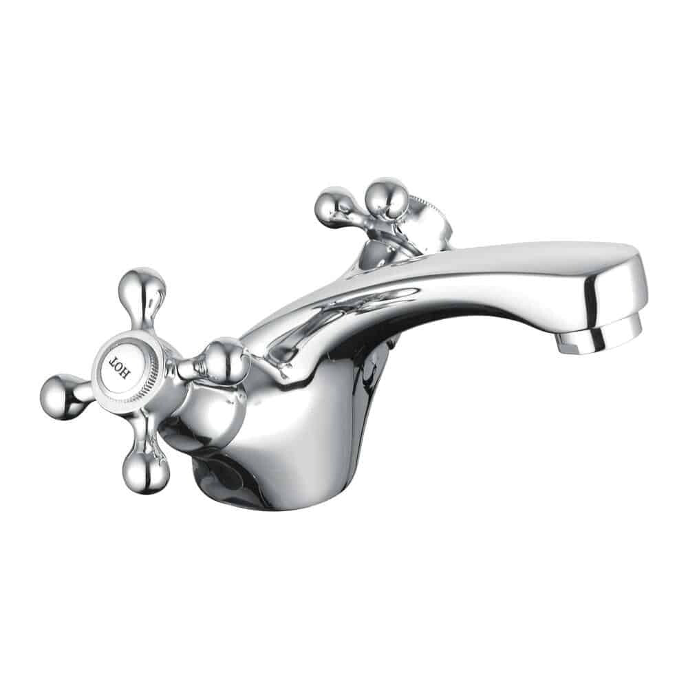 Sterling Traditional Bath Filler Mixer & Basin Tap Pack - Chrome-13398