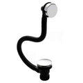 Easy clean Sprung Plug Bath Clicker Waste with Modern Overflow-0