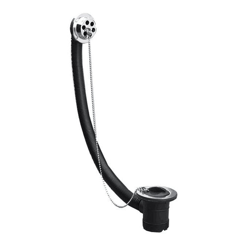 1 1/2" BSP Macdee Bath Combination Waste & Overflow Stainless Steel-0