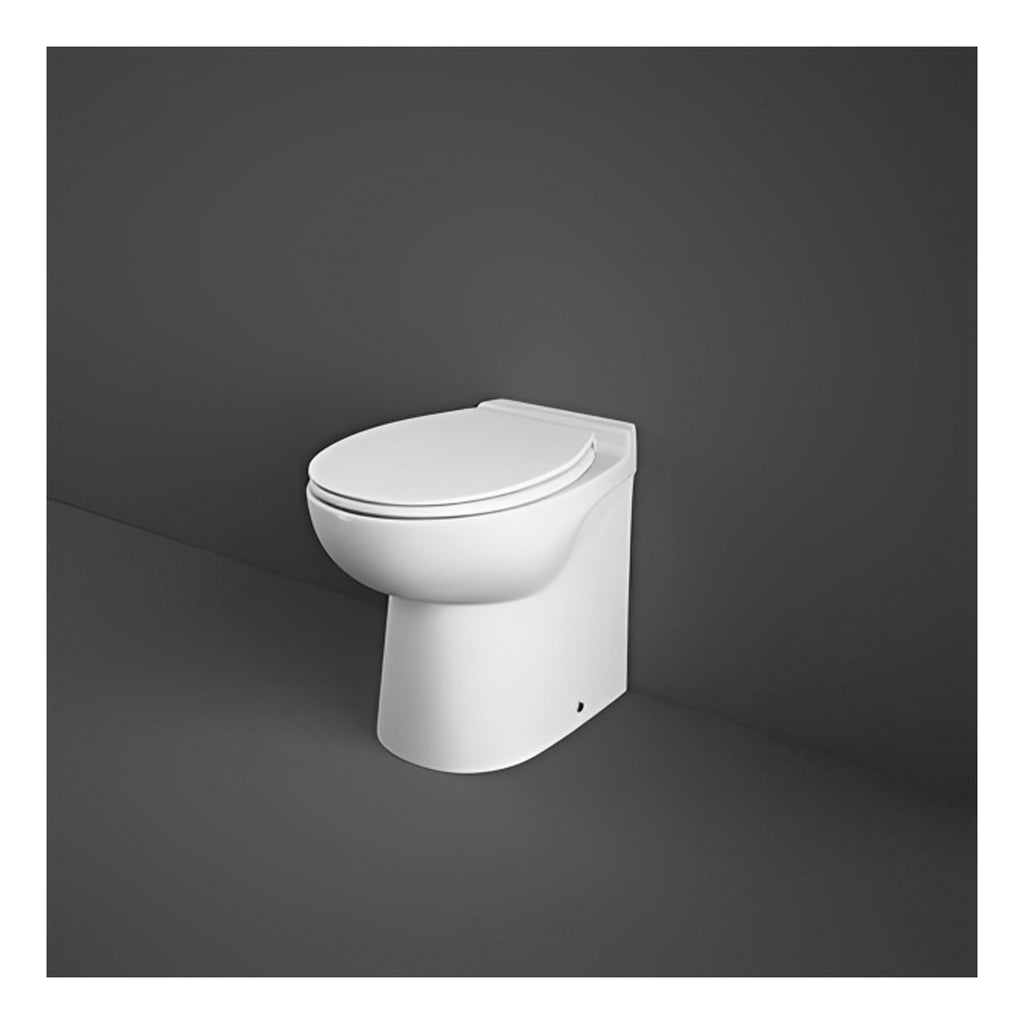 RAK Junior Back to Wall Toilet Toilet And Urea Seat With Standard Close Lid - Alpine White