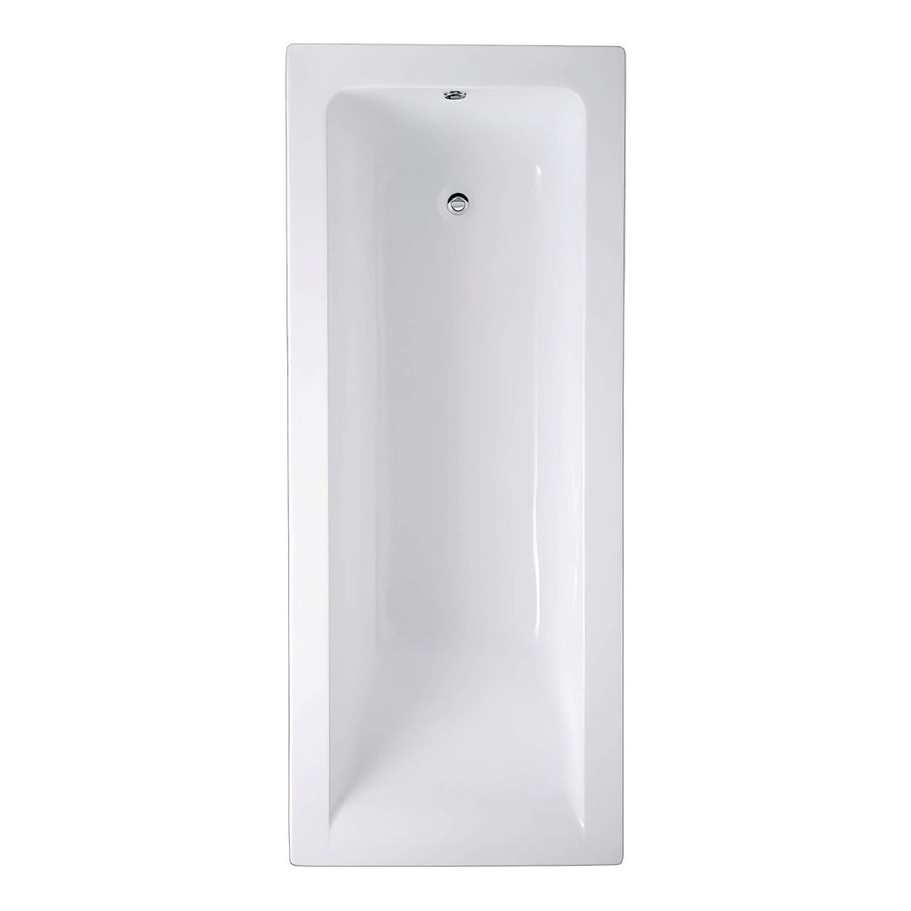 RAK Metropolitan Rectangular Single Ended Bath - 1700mm X 700mm - White