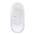 RAK DKM Oval Double Ended Bath - 1800mm x 800mm - White