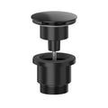 Modern Contemporary Black Full Cover Basin Waste - Slotted