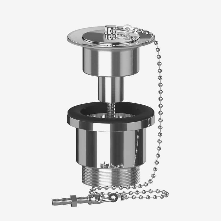 Universal Chrome Plug and Chain Basin Waste