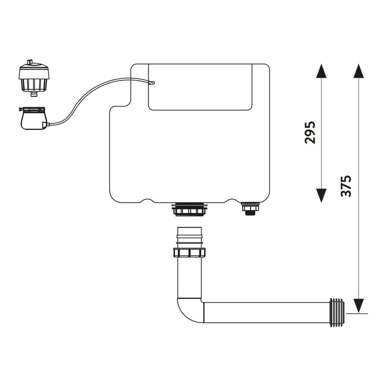 Back to Wall Toilet With Bottom Entry Cistern &amp; Flush Plate