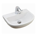 RAK Compact Special Needs Cloakroom Wall Hung Basin - 500mm Wide - 1 TH - Alpine White