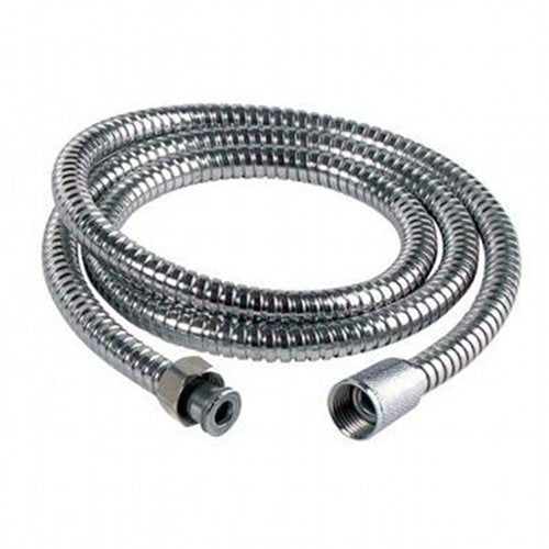 1.5mtr 8mm Shower Hose Metal Chrome-0