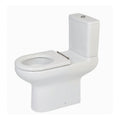 RAK Compact Rimless Special Needs Close Coupled Toilet With Cistern And Ring Standard Seat - White