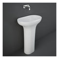 RAK Des Freestanding Basin - 600mm Wide - 0 TH - Alpine White