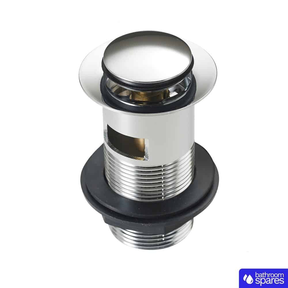 Slotted Clicker Basin Waste Push Pop Up Plug - High Quality Click Clack Standard-0