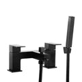 Modern Bathroom Bath Shower Mixer Tap with Shower Kit (FORM) Matt Black-0