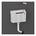 RAK Ecofix Concealed Cistern Complete With Dual Flush Push Button - Side Inlet - Alpine White