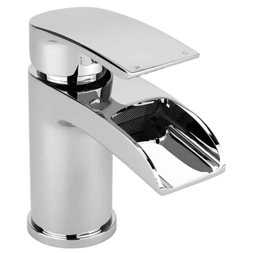 Waterfall Basin/Sink Cloakroom Bathroom Mixer Tap Chrome-14556