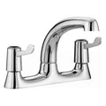 Deck Mounted Lever Action Kitchen Sink Mixer Tap Chrome-0