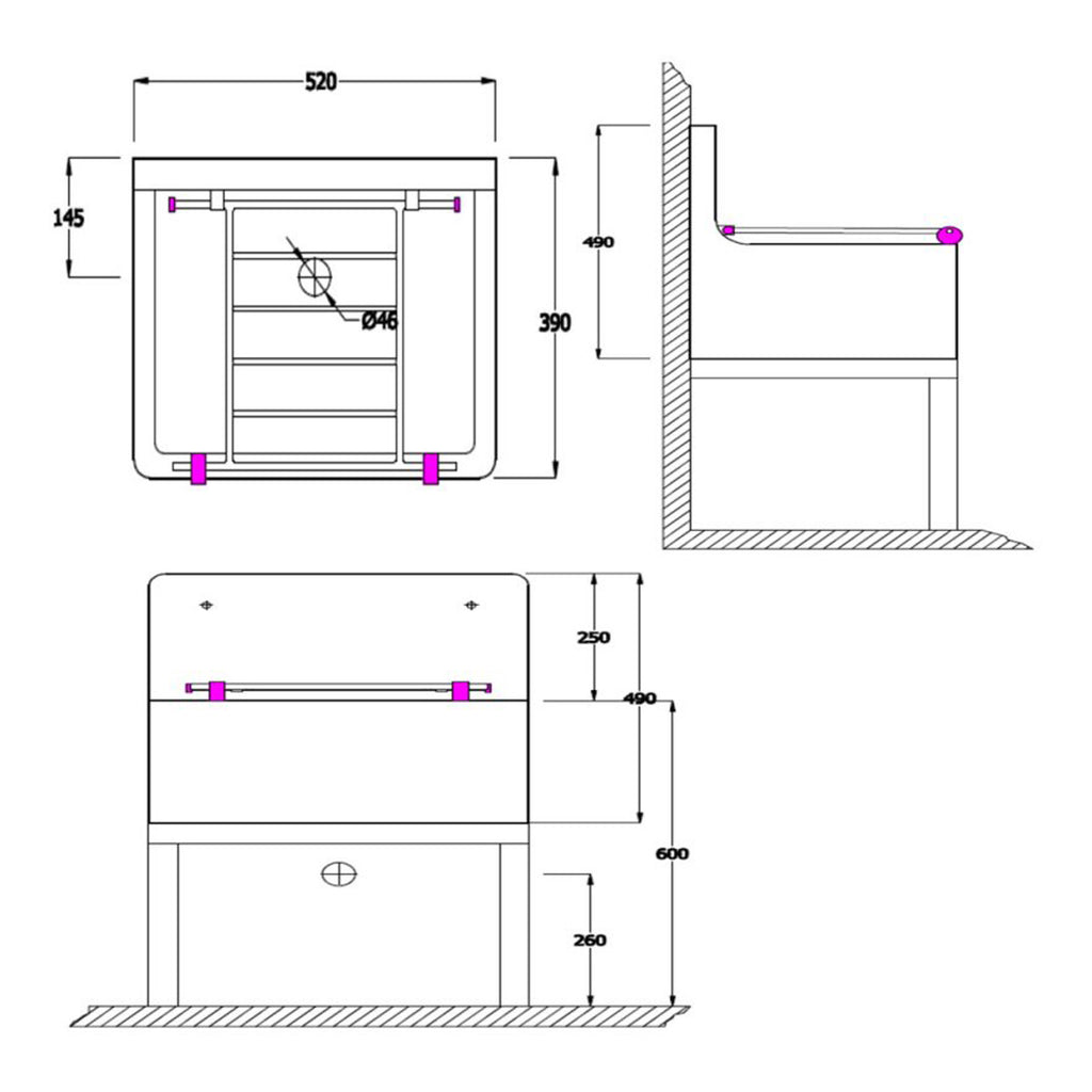 RAK Grill For Cleaner Sink - Stainless Steel