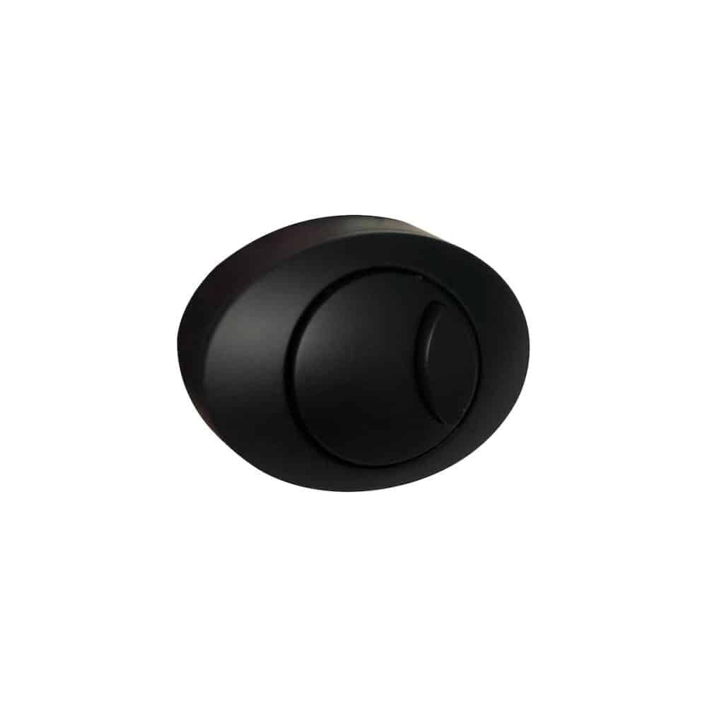 Dual Flush Concealed Cistern Button BLACK-13024