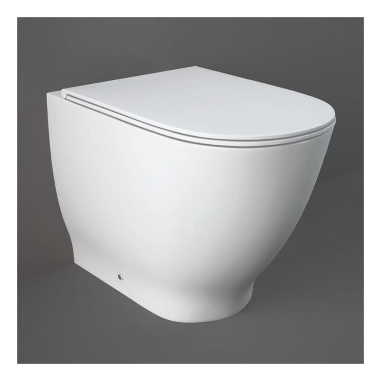 RAK Moon Rimless Back to Wall Toilet With Soft Close Seat - White