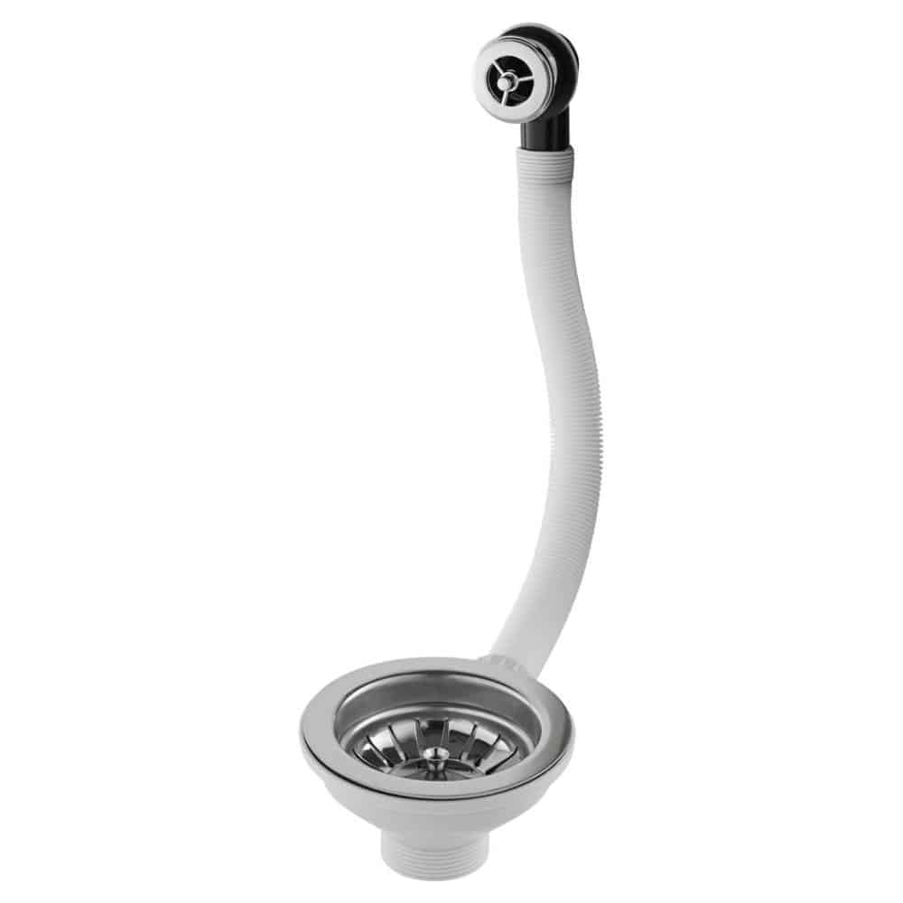 Kitchen Basket Strainer Waste & Plug Including Overflow-11032