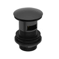 Modern Contemporary Black Full Cover Basin Waste - Slotted-0