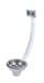 Kitchen Sink Overflow Strainer Waste Kit & Cover Plate-12478