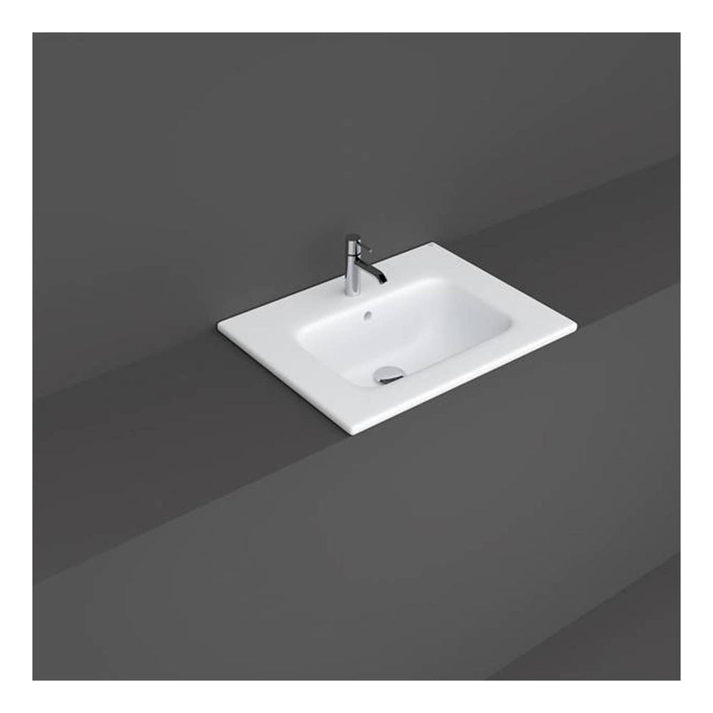 RAK Joy Inset Basin - 610mm Wide - 1 TH - White