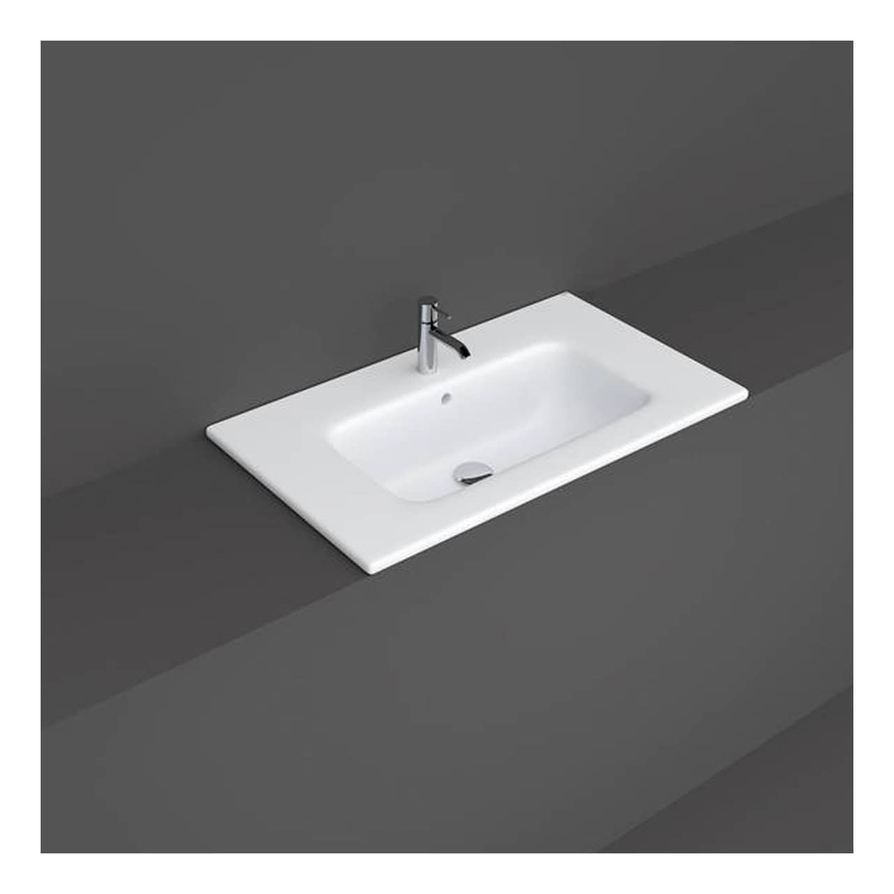RAK Joy Inset Basin - 810mm Wide - 1 TH - White