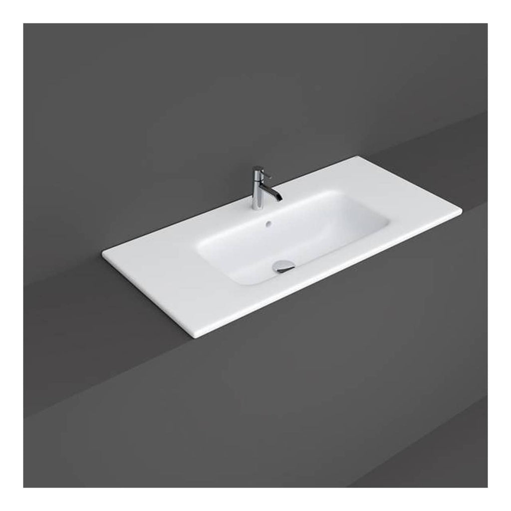 RAK Joy Inset Basin - 1010mm Wide - 1 TH - White
