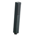 Matt Black Shower Head/Handset Square Standard Fitting-0