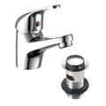 Modern Domino Basin Mixer Tap including Basin Waste-0