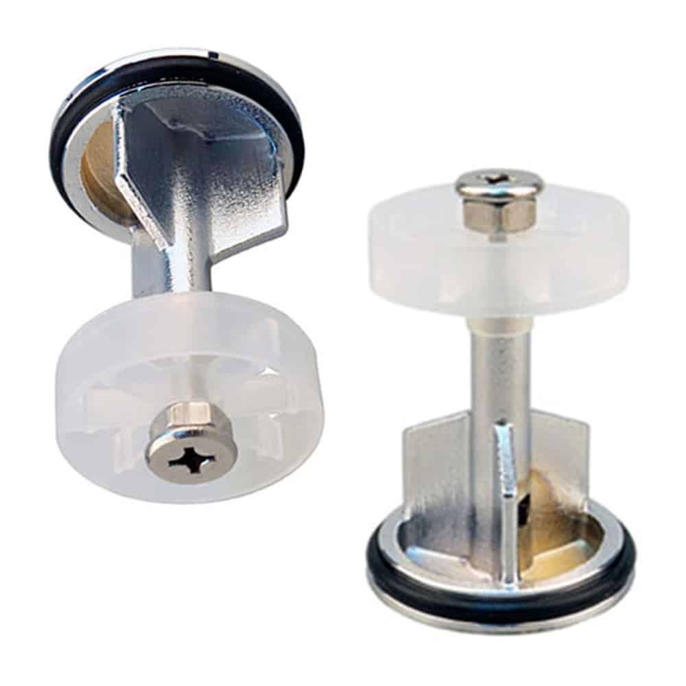 2 X Replacement Bathroom Basin/Sink Pop Up Plugs adjustable Chrome-0
