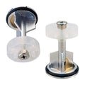 2 X Replacement Bathroom Basin/Sink Pop Up Plugs adjustable Chrome-0