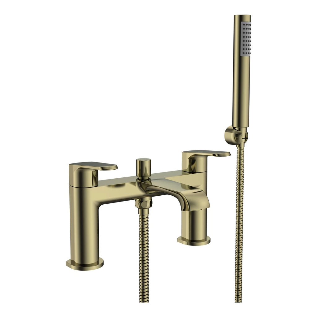 Montana Deck Mounted Bath Shower Mixer Tap with Bath Waste