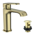 Montana Chrome Mono Basin Mixer Tap Deck Mounted with Slotted Basin Waste