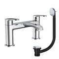 Montana Deck Mounted Bath Filler Mixer Tap with Bath Waste