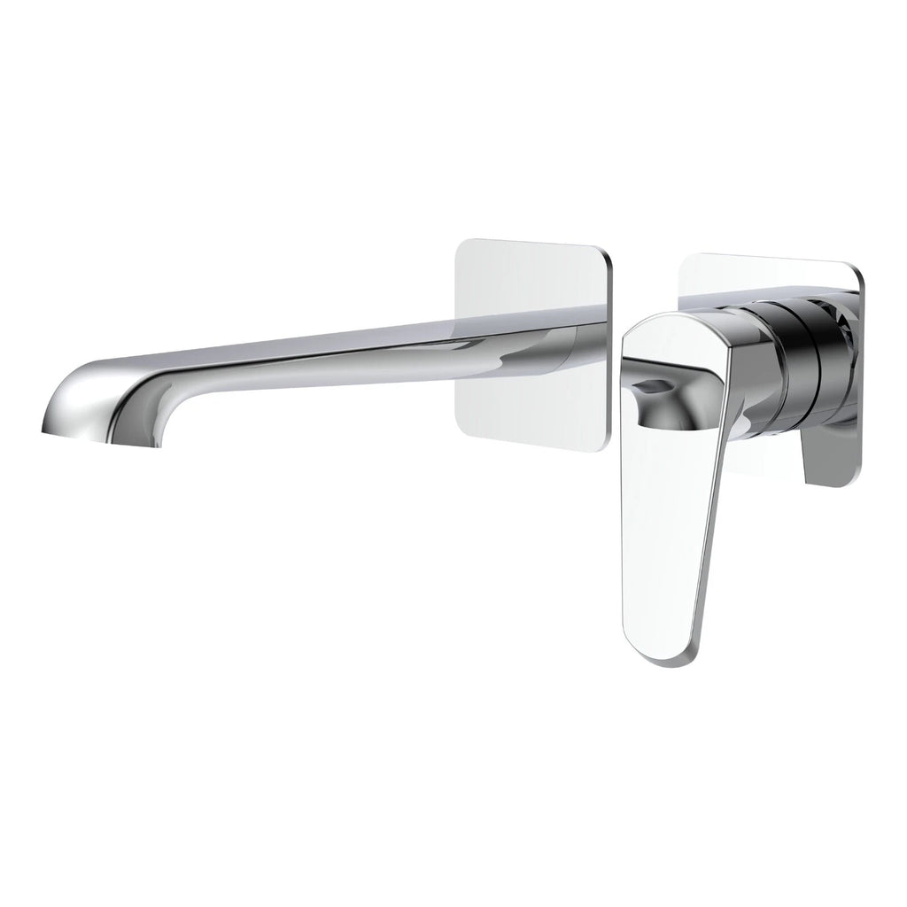 Montana Wall Mounted Bath Mixer Tap Incl Flexi Tails