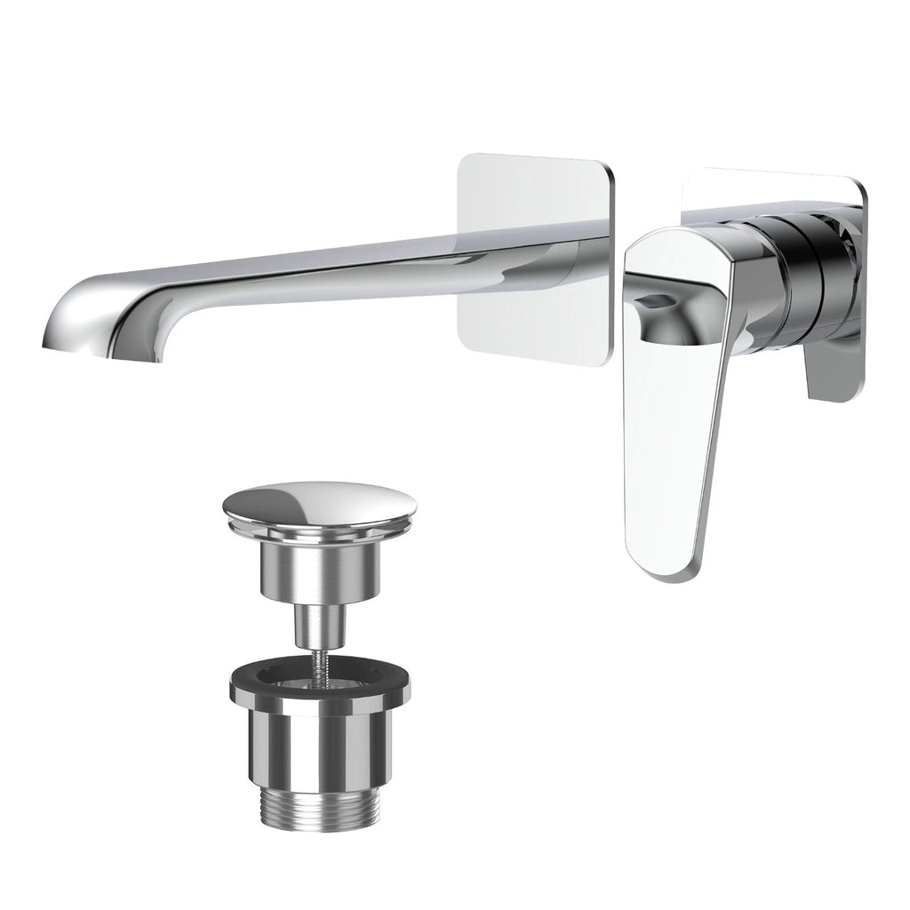 Montana Wall Mounted Basin Filler Tap with Universal Bath Waste