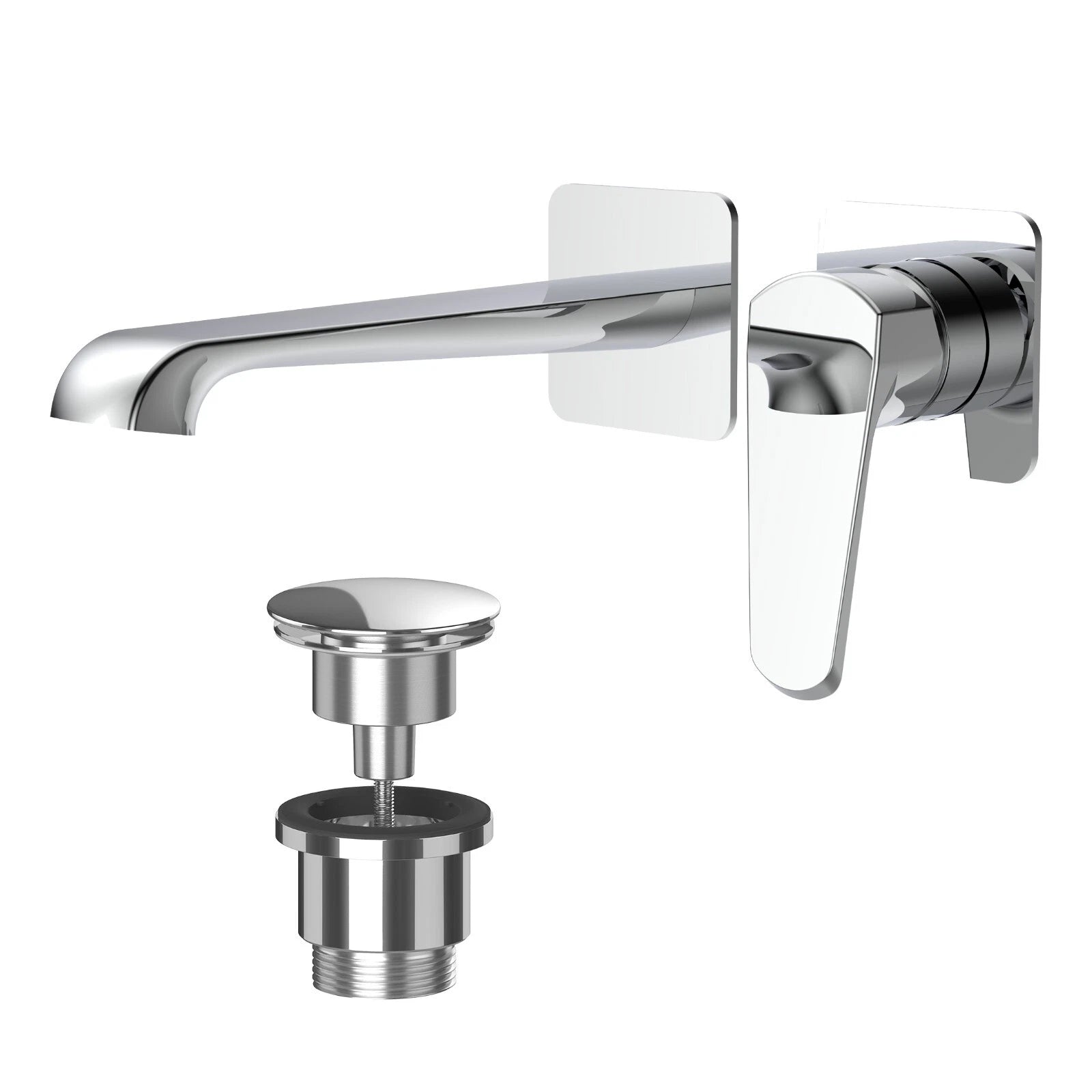 Montana Wall Mounted Basin Filler Tap with Universal Bath Waste