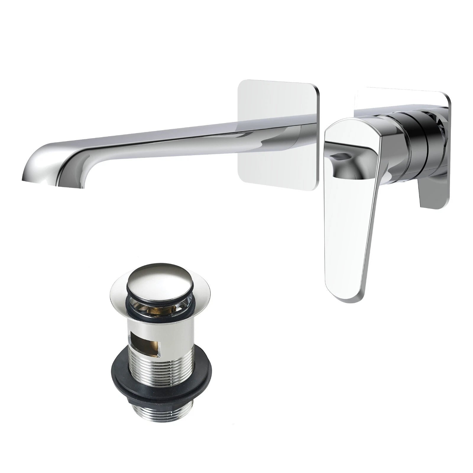 Montana Wall Mounted Basin Filler Tap with Slotted Bath Waste
