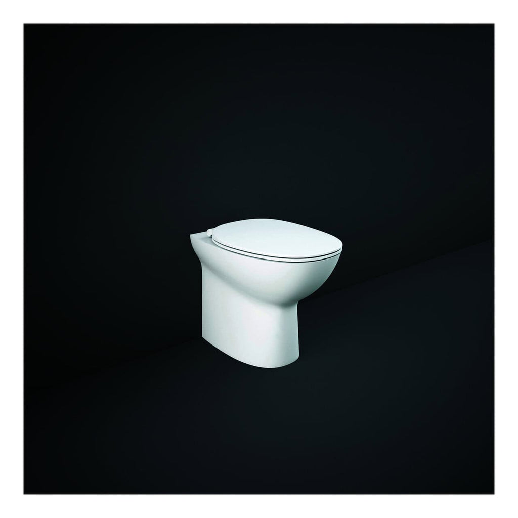 RAK Morning Rimless Back To Wall Toilet With Soft Close Seat - White