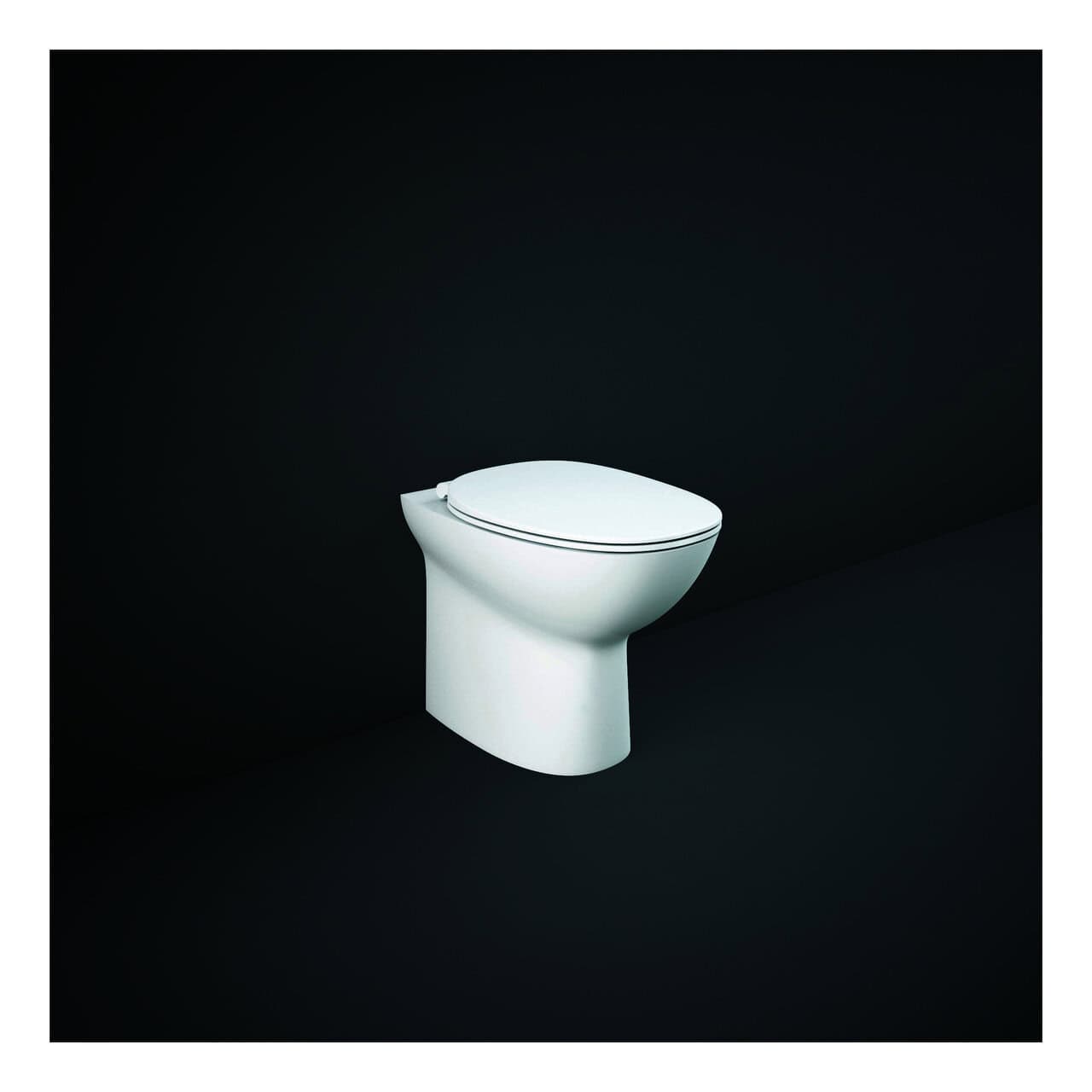 RAK Morning Rimless Back To Wall Toilet With Soft Close Seat - White