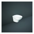 RAK Morning Rimless Wall Hung Toilet With Soft Close Seat - White