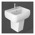 RAK Metropolitan Basin With Semi Pedestal - 420mm Wide - 1 TH - Alpine White