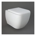 RAK Metropolitan Rimless Wall Hung Toilet With Soft Close Seat - White