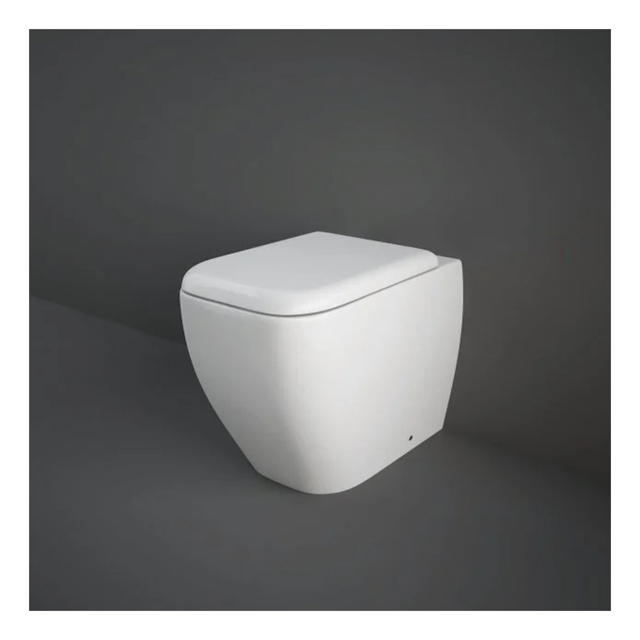 RAK Metropolitan Back To Wall Toilet With Soft Close Seat - White