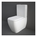 RAK Metropolitan Back to Wall Close Coupled Toilet With Cistern And Soft Close Seat - White