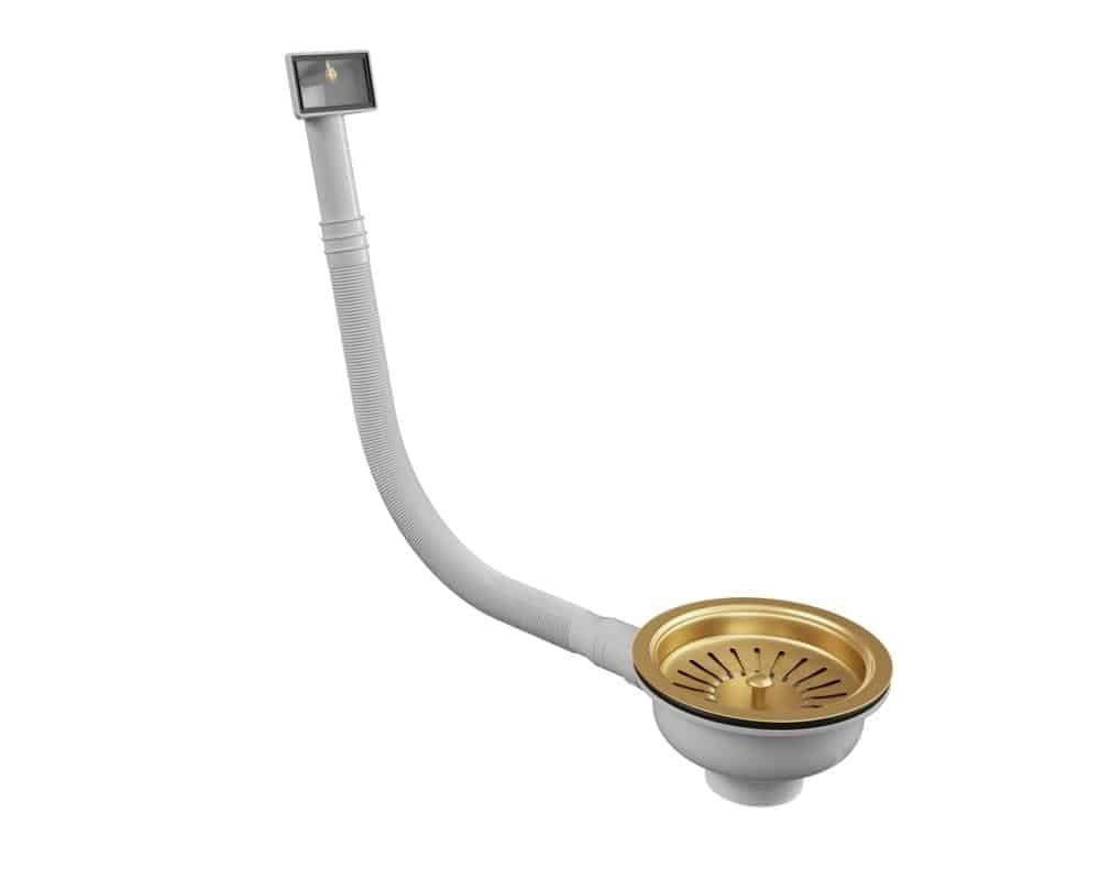 Ellsi Kitchen Basket Strainer Waste - Brass-8733